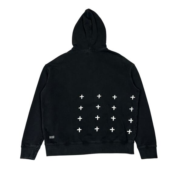 Ksubi 4x4 Biggie Hoodie Jet Black Men's Small Oversized Streetwear Skate - Picture 1 of 10